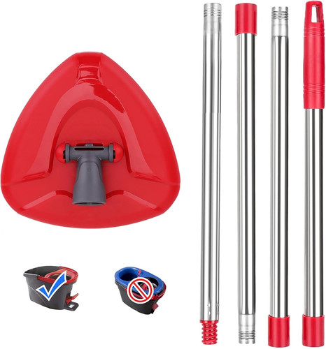 Red spin mop handle - spin,