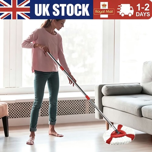 Red spin mop head base - red,