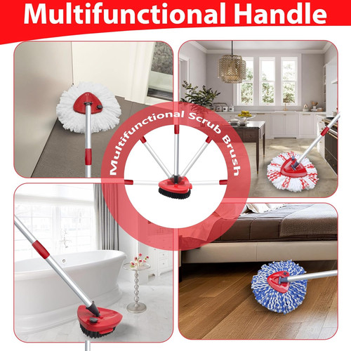 Spinner mop handle - mop, replacement