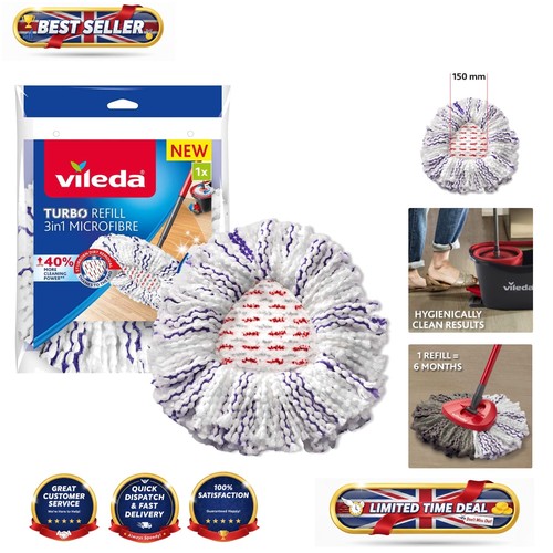 Vileda turbo 3in1 mop - turbo, refill