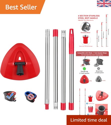 Red spin mop - spin, base