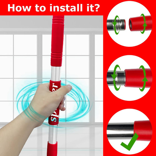 Spinner mop handle replacement - handle,