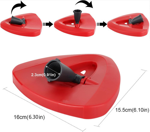 Mop base and handle - mop,
