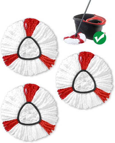 Pack mop head replacement - head,