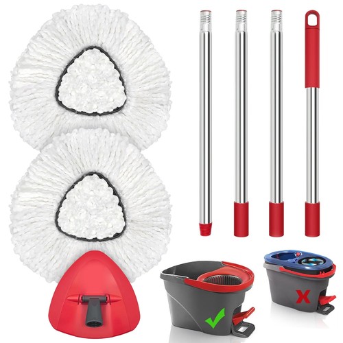 Spin mop replacement set - mop,