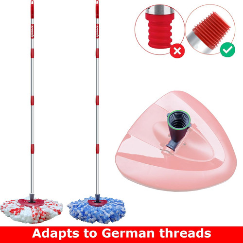 Adjustable stainless steel mop - adjustable,